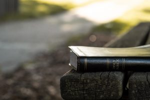 bible-sitting-on-stone