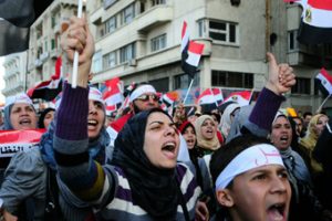 Egyptians-protesting