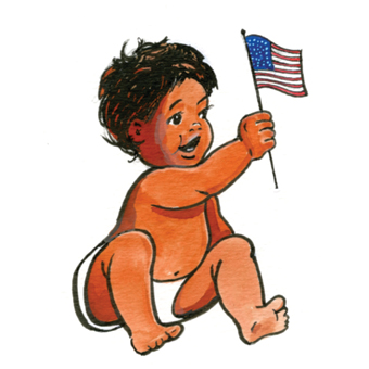 baby-holding-american-flag