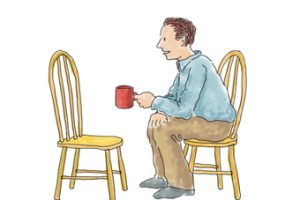 man-talking-to-empty-chair