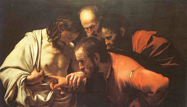 Caravaggio-The-Incredulity-of-Saint-Thomas