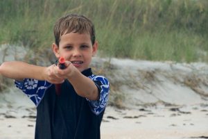 boy with gun