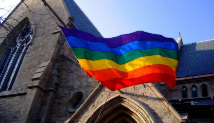 rainbow-pride-flag-by-church
