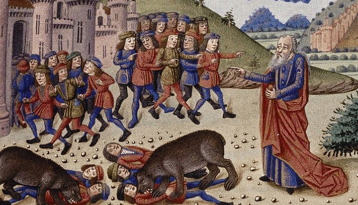 painting-of-elisha-with-attacking-bears