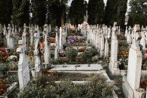 cemetery-with-gravestones