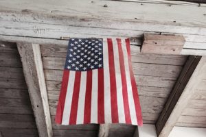 american-flag-hangs-from-ceiling