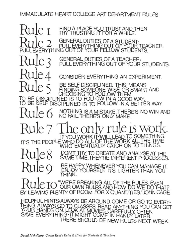 Corita-kent-10-rules