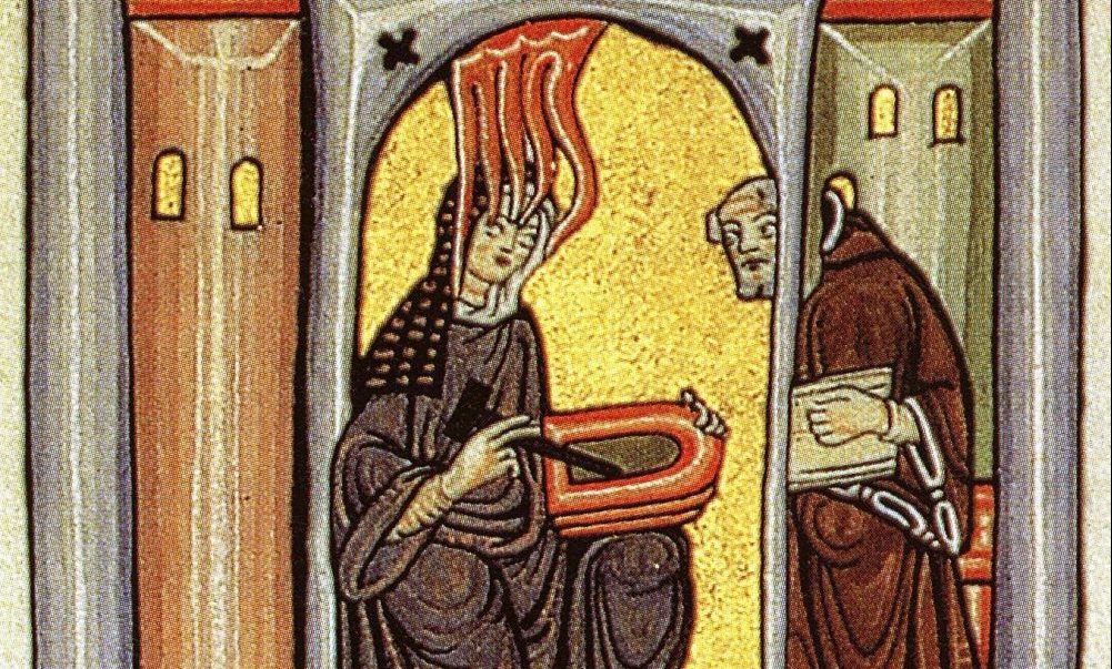 Hildegard-with-holy-spirit-and-book