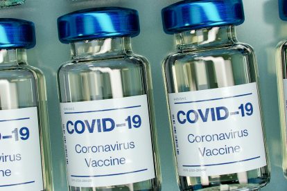 plastic-bottles-with-covid-19-vaccine-on-label