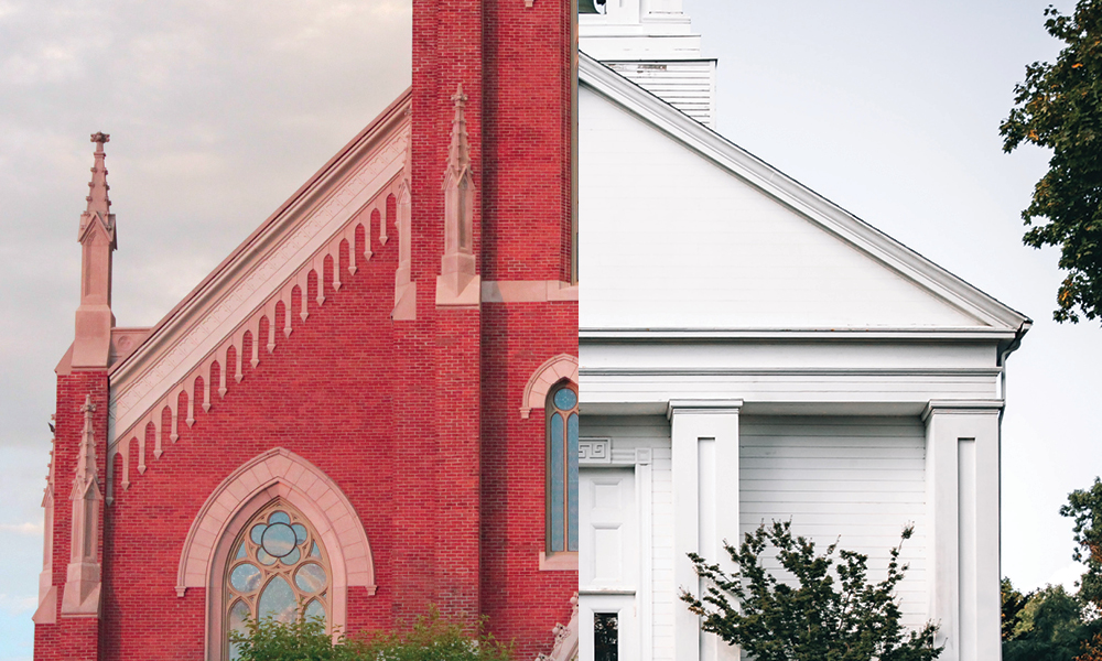 Two very different parishes point to divisions in the church