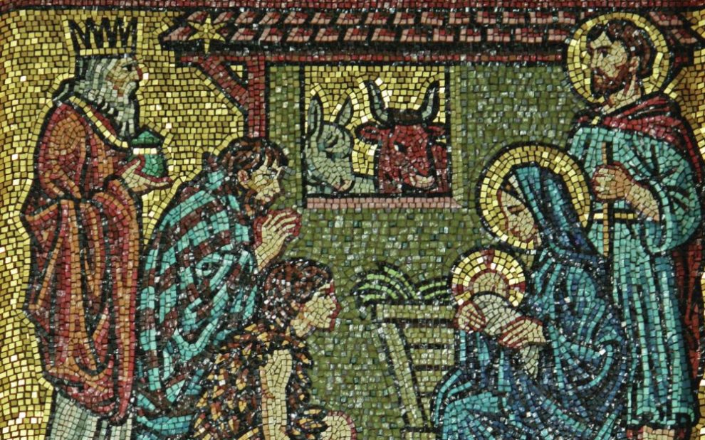 mosaic-of-nativity-scene