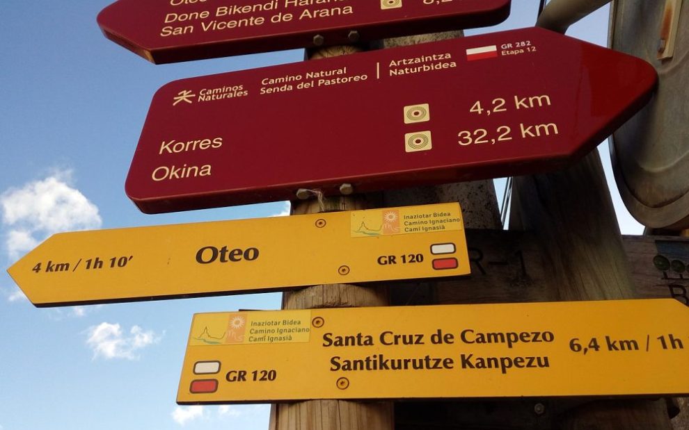 signpost-on-the-camino-ignaciano