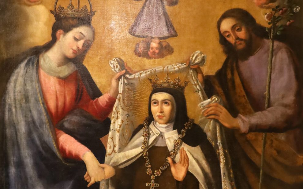 saint-teresa-of-avila-being-cloaked-by-jesus-and-mary