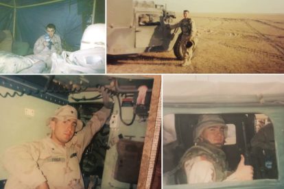 collage-of-brian-fraga-during-military-service