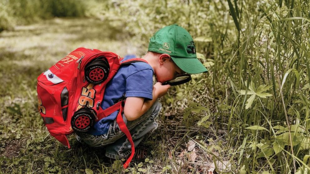 young-child-exploring