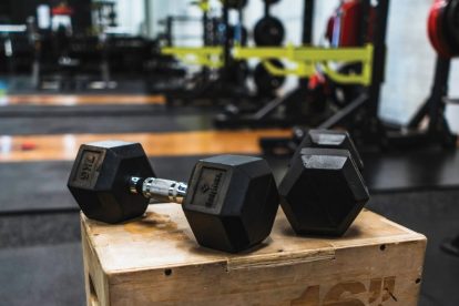 pair-of-dumbbells-in-a-gym