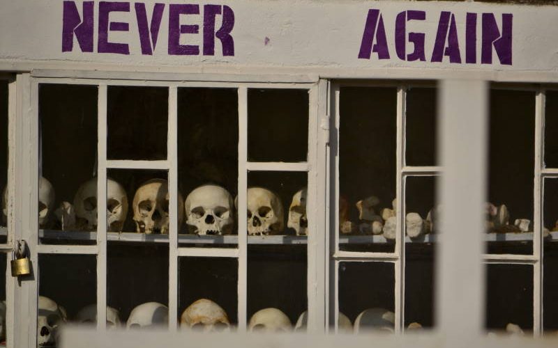 display-of-victims-skulls-at-rwandan-genocide-memorial-church