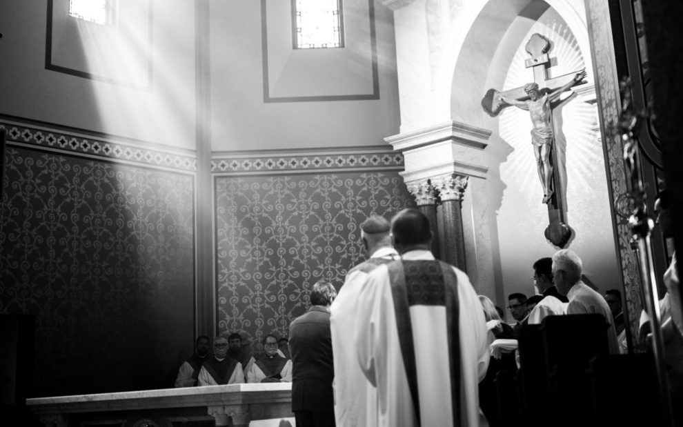 black-and-white-church-confirmation