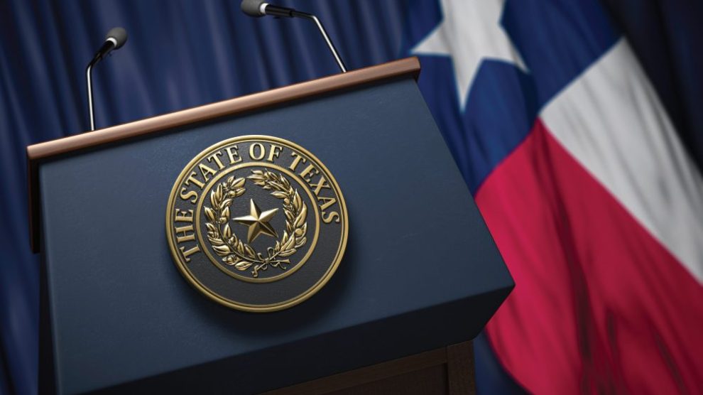 podium-with-texas-seal