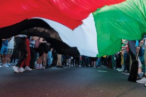 protestors-with-palestinian-flag