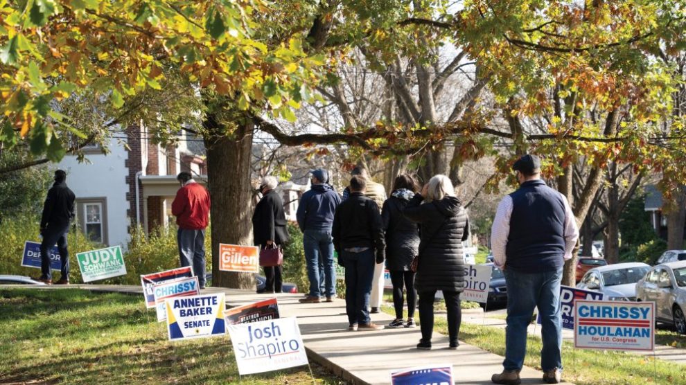 voters-lined-up-at-polling-place