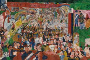James Ensor, Christ's Entry into Brussells in 1889
