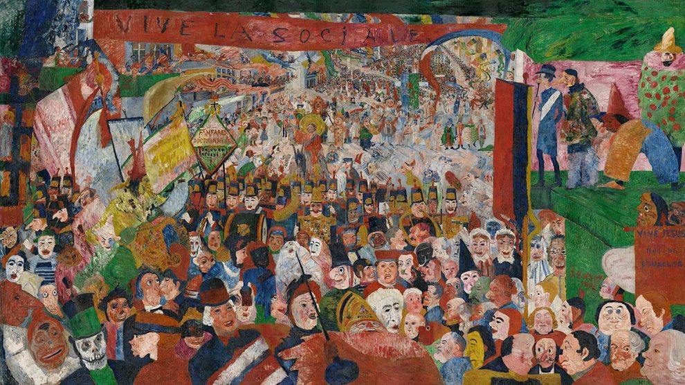James Ensor, Christ's Entry into Brussells in 1889