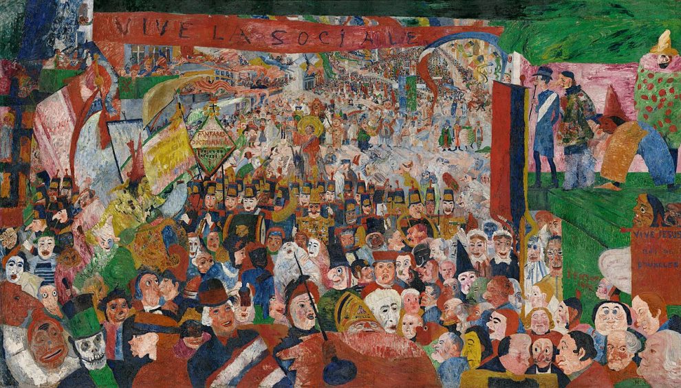 James Ensor, Christ's Entry into Brussells in 1889