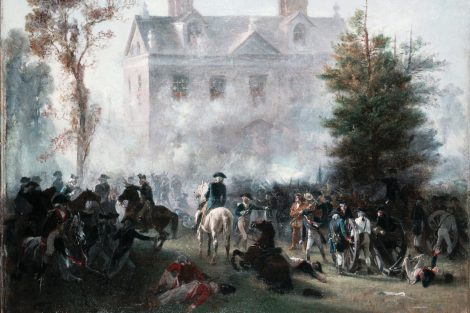 painting of Goerge Washington during the American Revolution