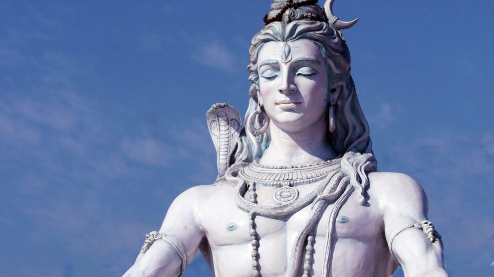 Statue of Hindu deity Shiva in India