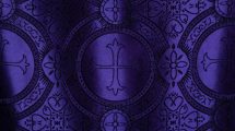 Purple Lenten liturgical vestments