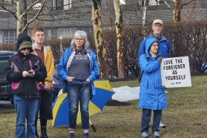 Anti-ICE protestors gather in Pittsburgh