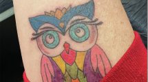 Tattoo of an owl