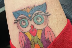Tattoo of an owl