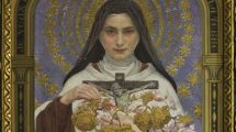Painting of St Therese of Lisieux