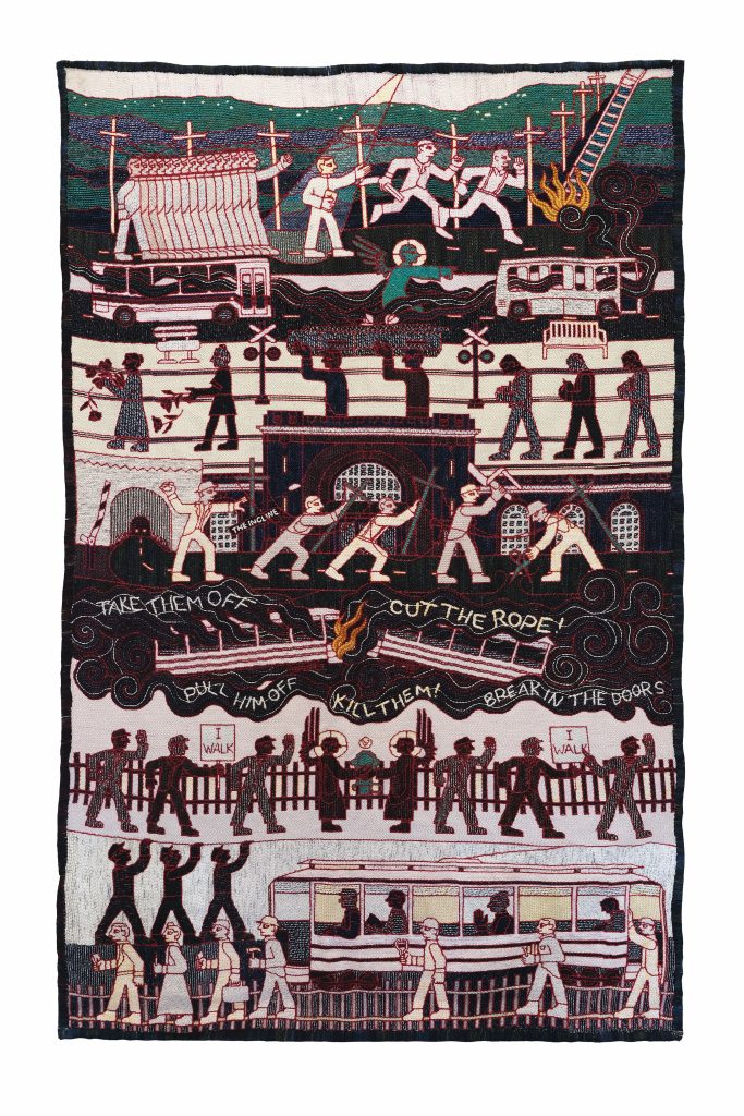Tabitha arnold tapestry titled I Walk
