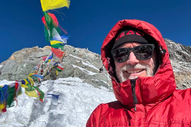Michael Lantagne in the Himalayan mountains