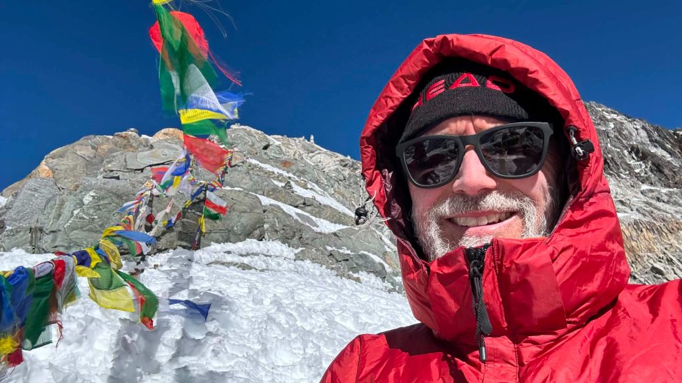 Michael Lantagne in the Himalayan mountains