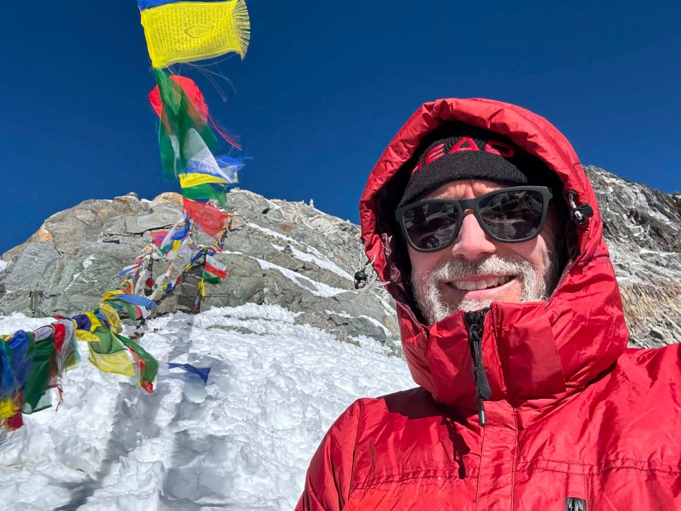 Michael Lantagne in the Himalayan mountains