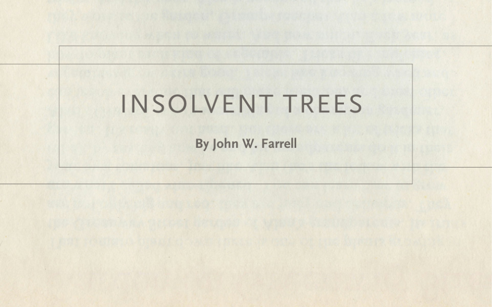 Insolvent Trees