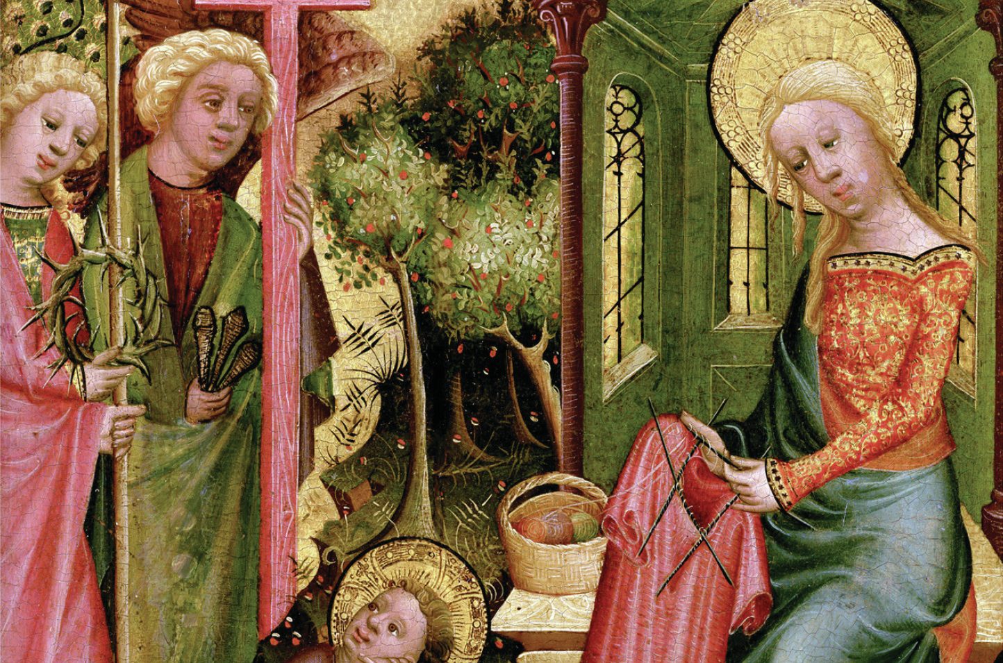 The knitting Madonna honors how women’s work shapes the world
