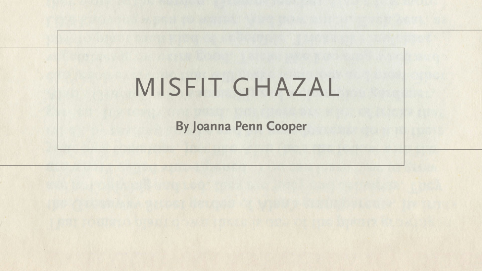 poem title and author name