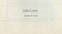 Origins poem by John Farrell