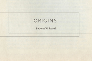 Origins poem by John Farrell