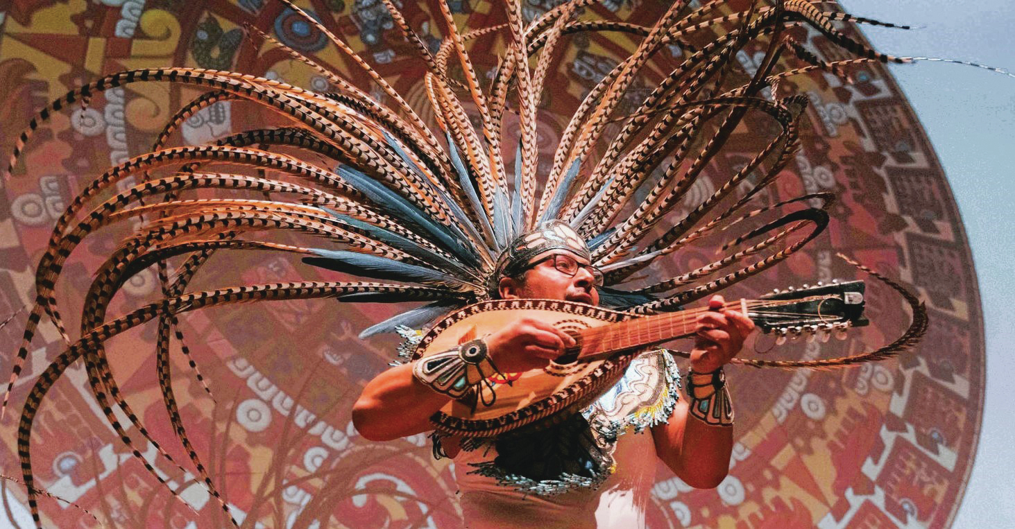 The Aztec Dance of the Concheros proclaims faith, identity
