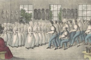 Shakers Near Lebanon illustration by Nathaniel Currier