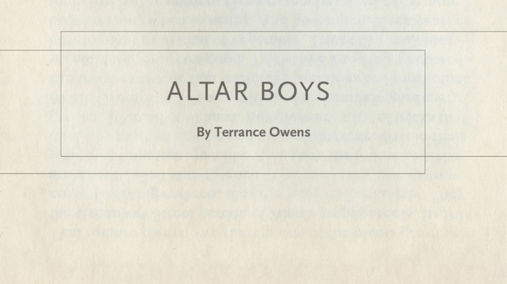 altar boys poem