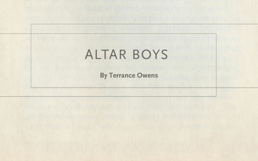 altar boys poem