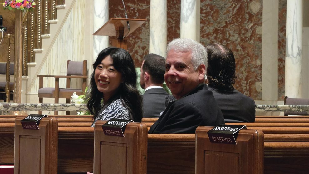 Hojung Lee pictured at her confirmation