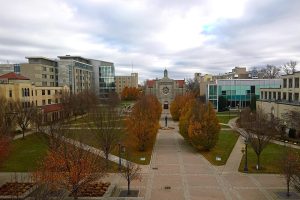 The quad of Canisius University in Buffalo, N.Y.